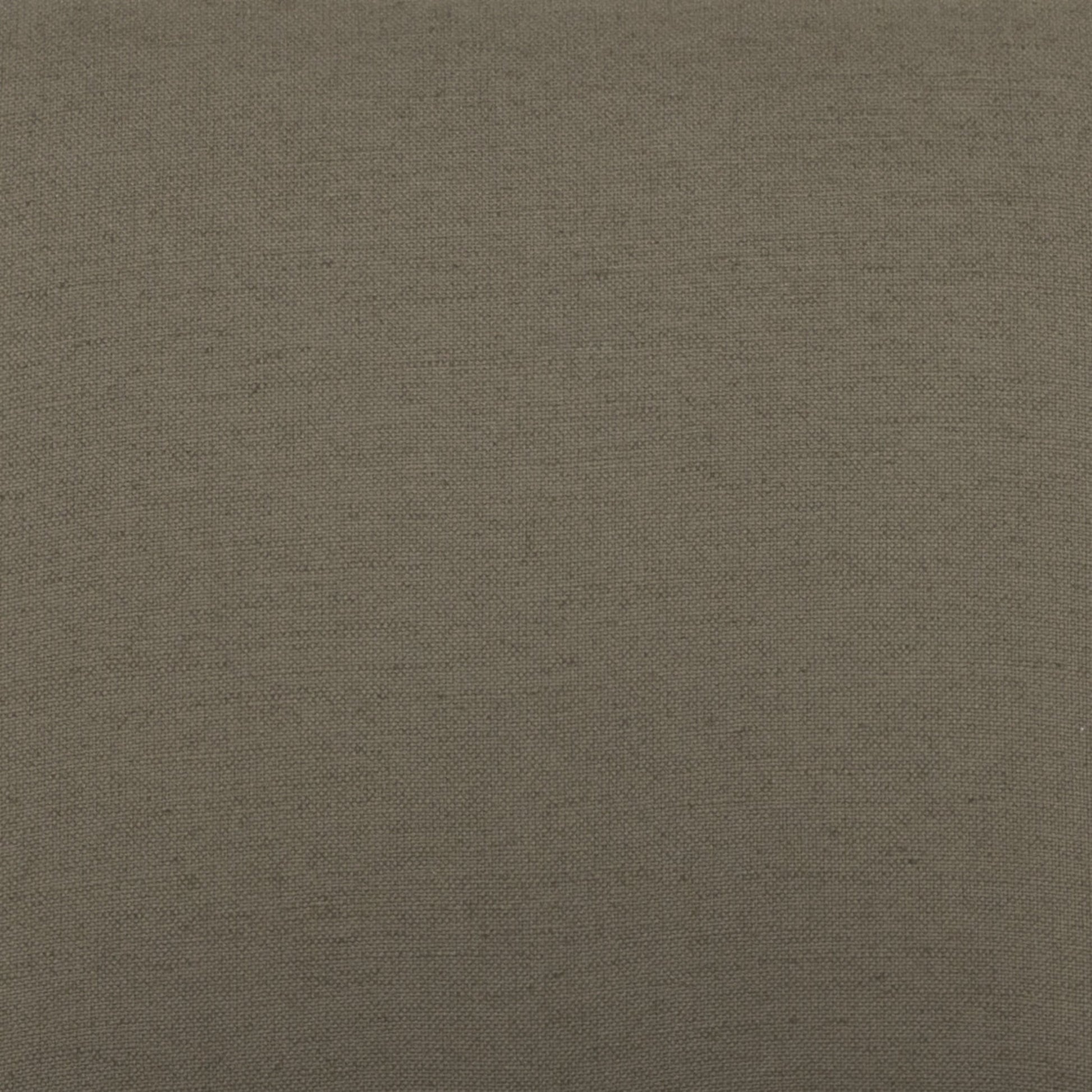 Hito Dining Chair by Four Hands in villa olive and burnished parawood. Made from 62% cotton, 20% flax, linen, 18% viscose (rayon), solid parawood, stainless steel in a transitional style.