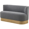Knoll Charcoal, Toasted Ash Veneer