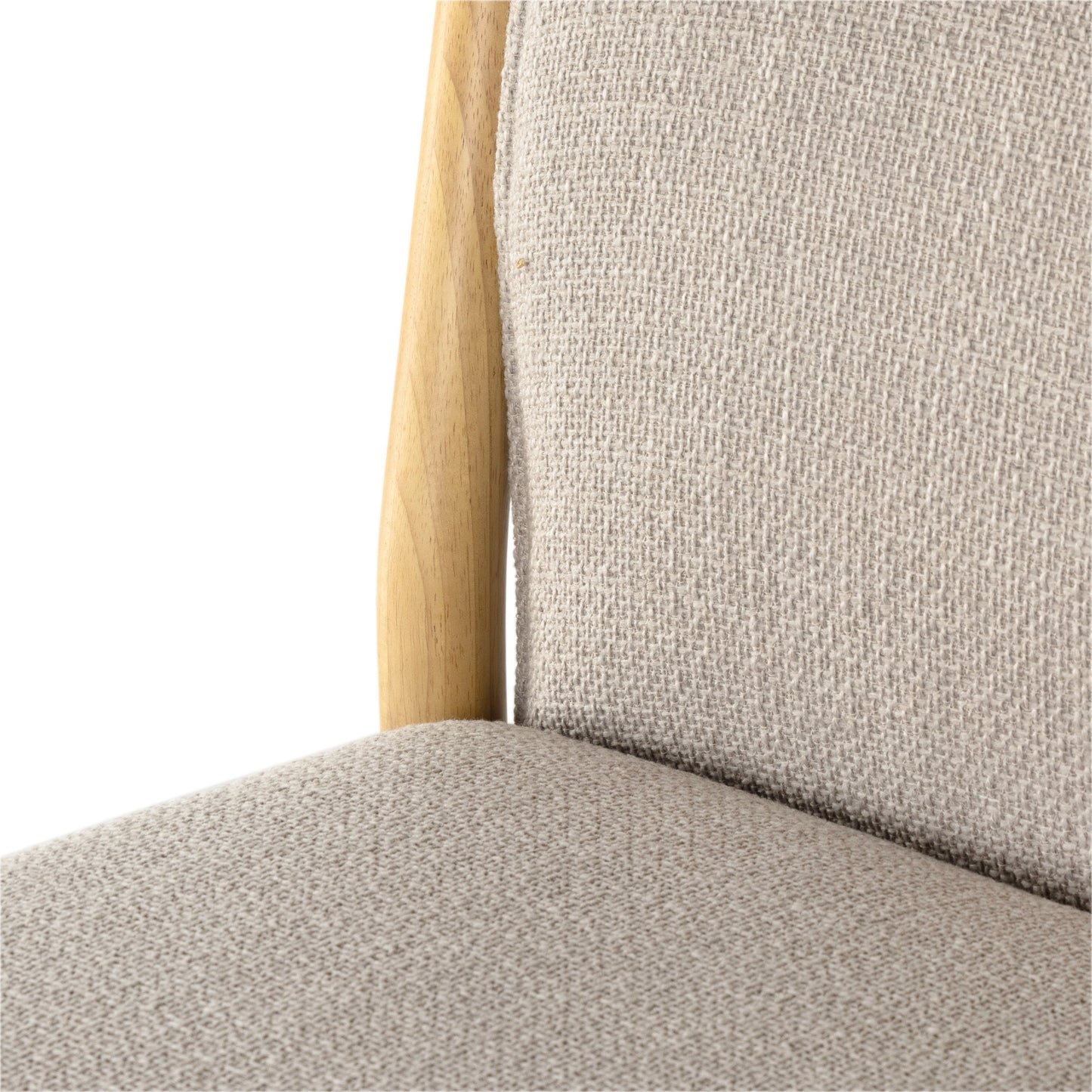 007 SI-1977378 | Additional Silo | Hito Counter Stool by Four Hands in gibson taupe, smoked natural parawood. Made from 97% polyester, 3% acrylic, solid parawood, stainless steel in a modern style.