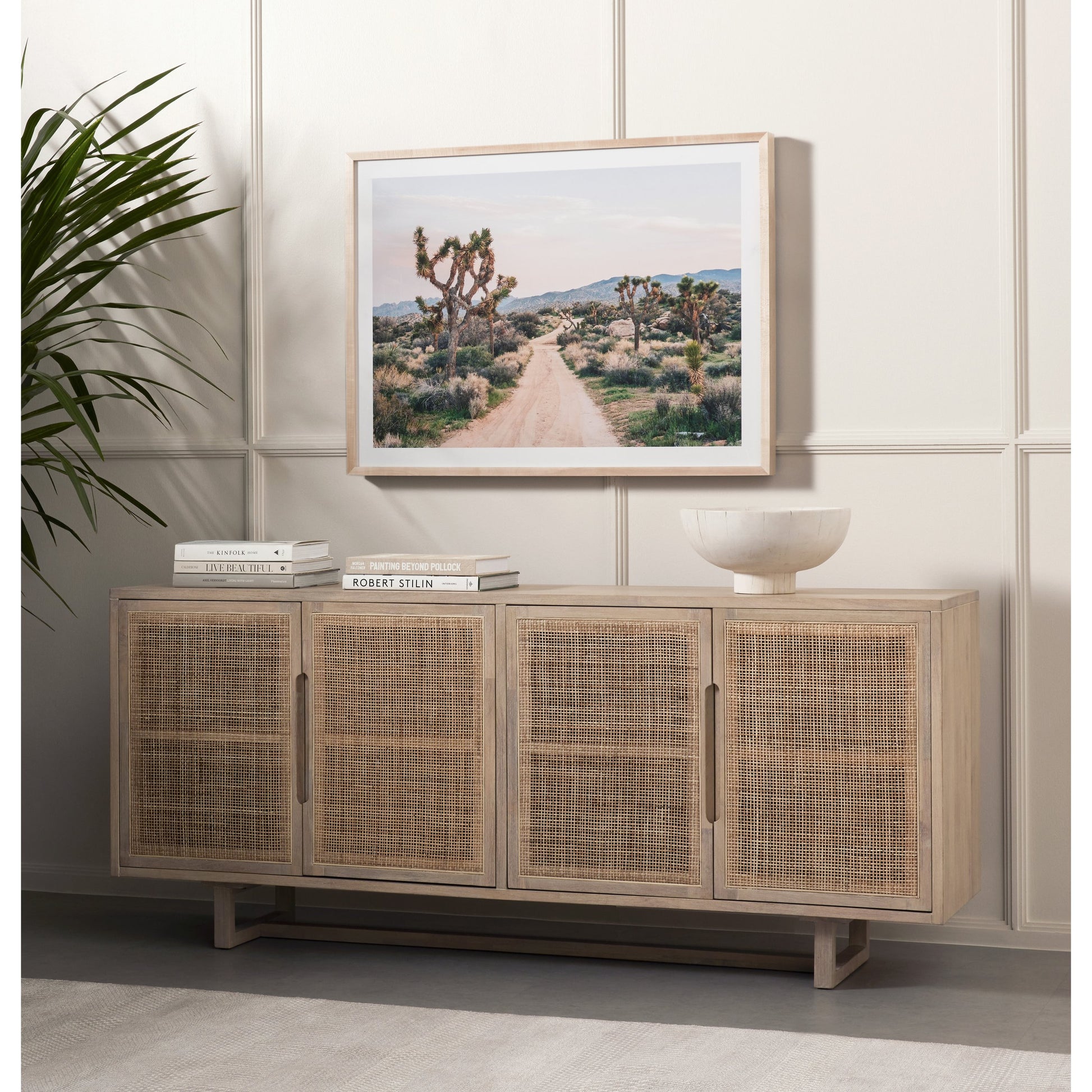 Clarita Sideboard by Four Hands. Made from solid mango in a coastal style.