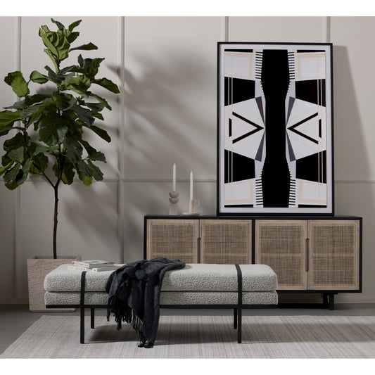 Clarita Sideboard by Four Hands. Made from solid mango in a coastal style.