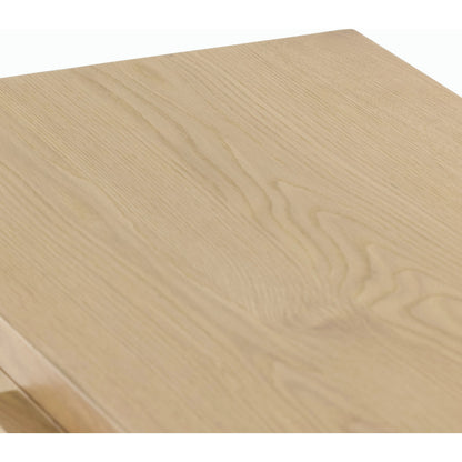 Allegra Sideboard by Four Hands in honey oak, honey oak veneer, light natural cane and honey oak. Made from solid oak, oak veneer in a modern style.