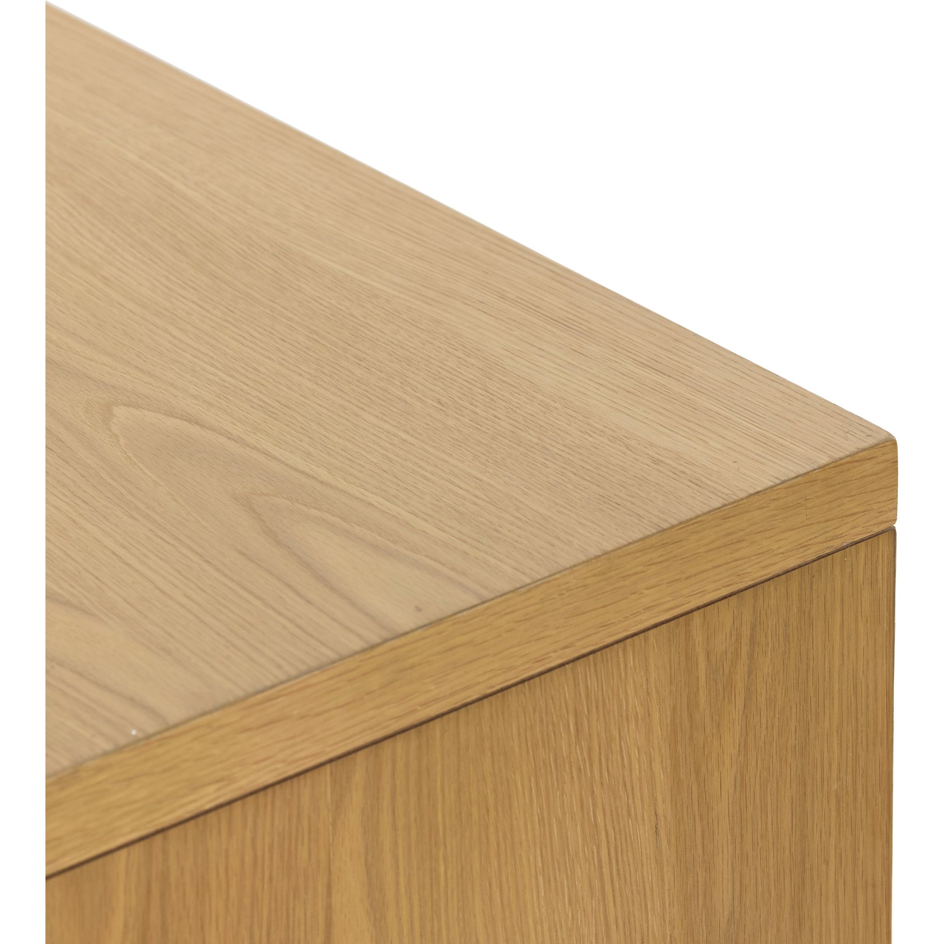 Allegra Sideboard by Four Hands in honey oak, honey oak veneer, light natural cane and honey oak. Made from solid oak, oak veneer in a modern style.