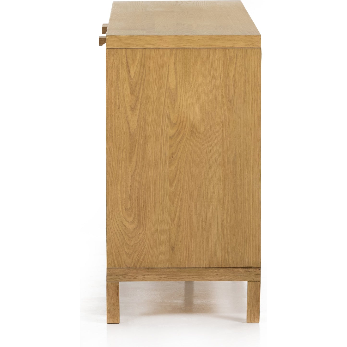 004 SI-1798891 | Additional Silo | Allegra Sideboard by Four Hands in honey oak, honey oak veneer, light natural cane and honey oak. Made from solid oak, oak veneer in a modern style.