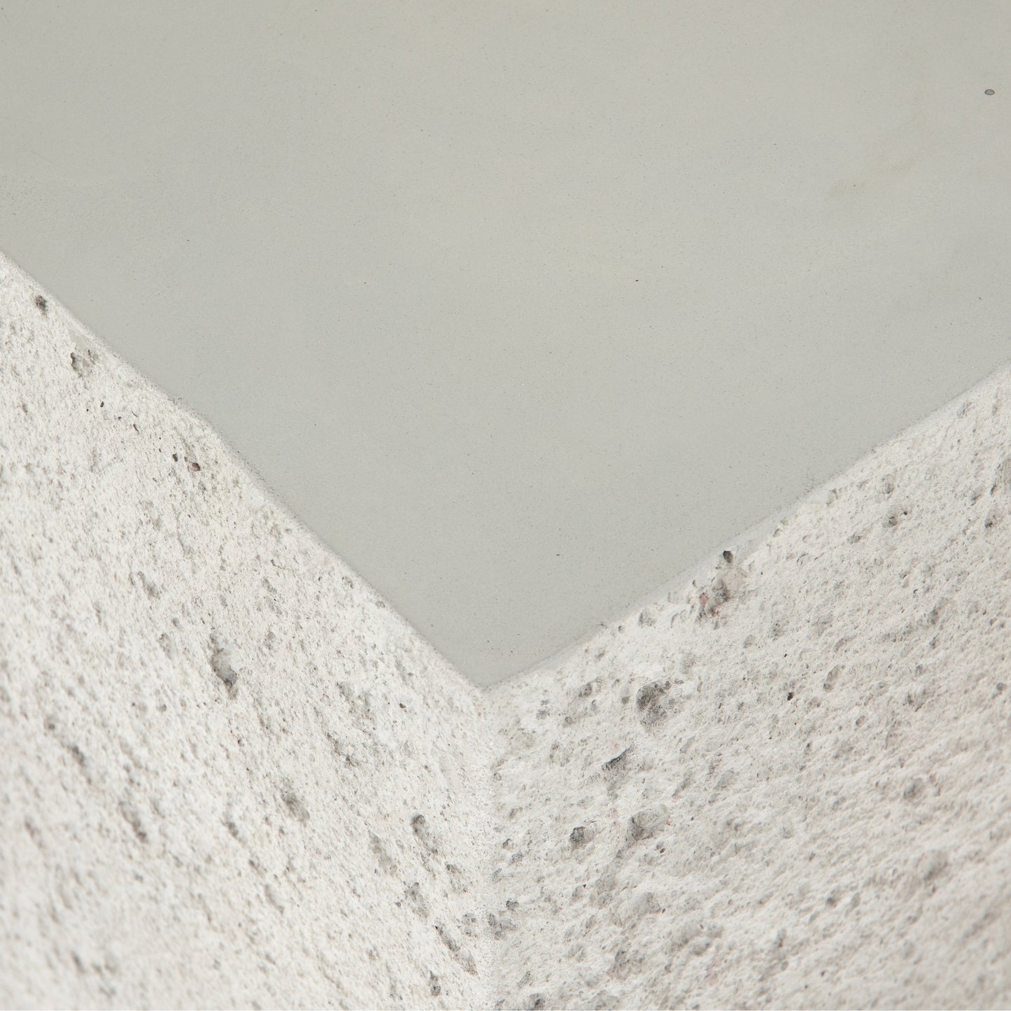 005 SI-1716337 | Additional Silo | Otero Outdoor Square End Table by Four Hands in blanc white, matte white. Made from concrete in a modern style.