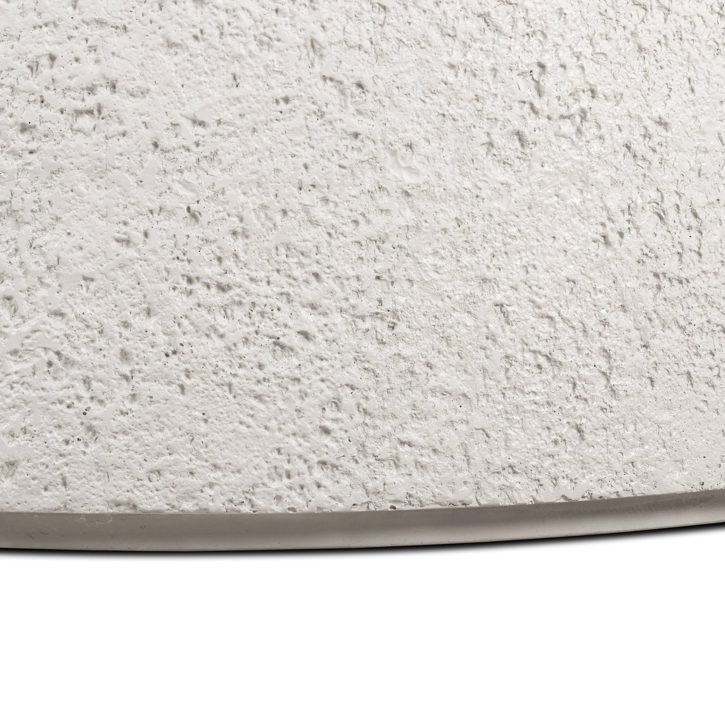 004 SI-2074554 | Additional Silo | Otero Outdoor Round Coffee Table by Four Hands in blanc white, matte white. Made from concrete in a modern style.