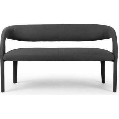 Hawkins Dining Bench by Four Hands in sonoma butterscotch. Made from top grain leather, poplar plywood, 100% polyester in a modern style.