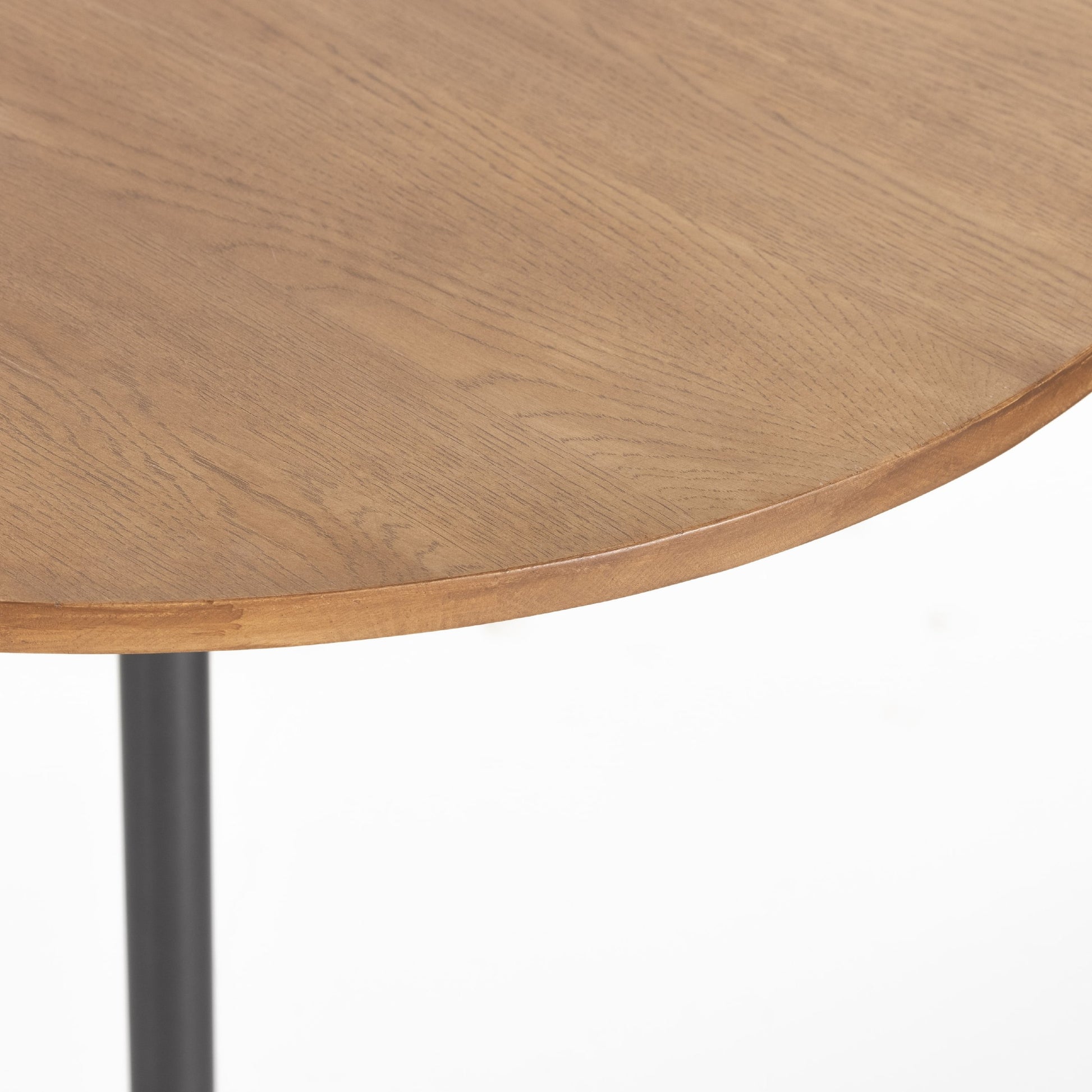 Faye Bar Table by Four Hands in antique white and dark gunmetal, dark natural oak. Made from solid oak, solid marble, iron in a modern style.