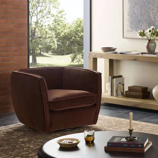 Rashi Swivel Chair by Four Hands. Made from unique in a modern style.