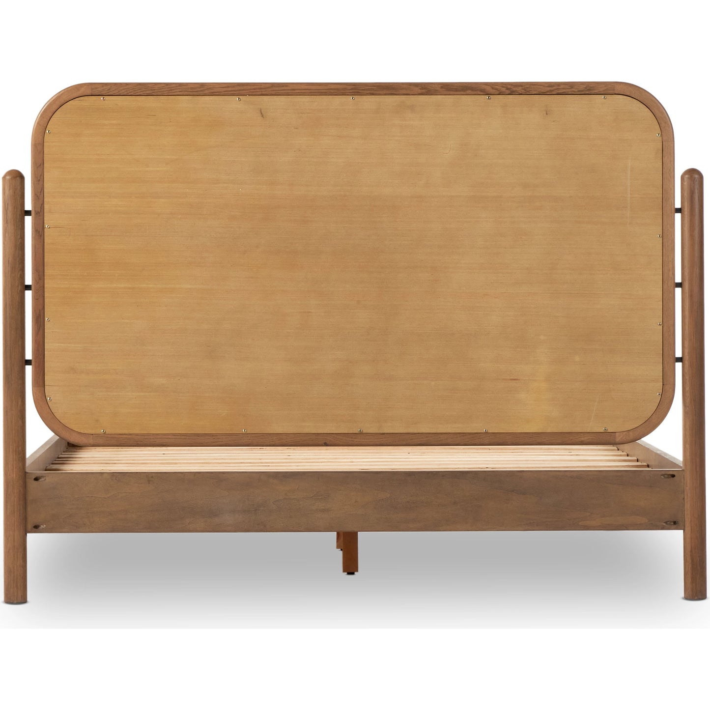 005 SI-2001077 | Additional Silo | Caroline Bed by Four Hands in kerbey ivory. Made from 96% polyester, 4% acrylic, solid oak in a rustic style.