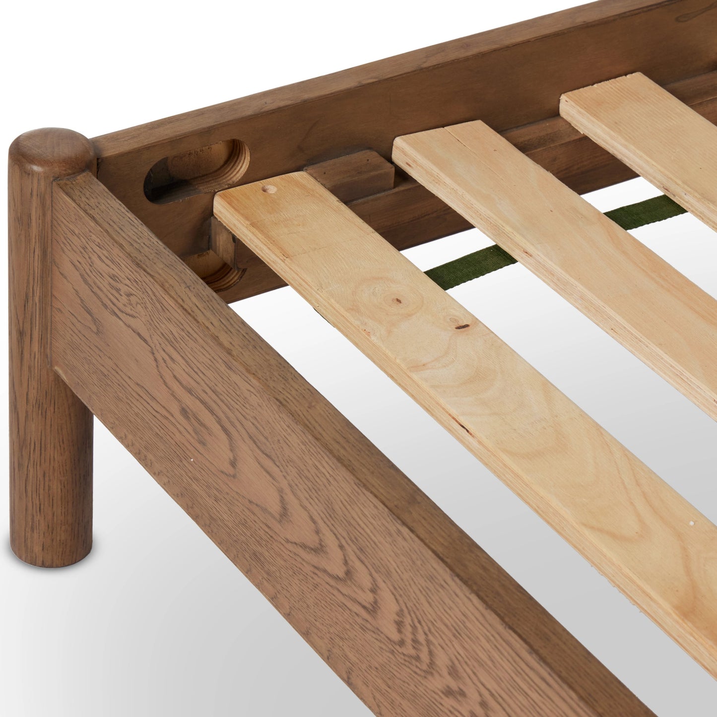 018 SI-2001077 | Additional Silo | Caroline Bed by Four Hands in kerbey ivory. Made from 96% polyester, 4% acrylic, solid oak in a rustic style.