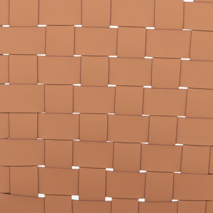 Heisler Dining Chair by Four Hands in almond leather and black. Made from solid ash, 70% split leather, 30% polyvinyl chloride (pvc), ash veneer in a modern style.