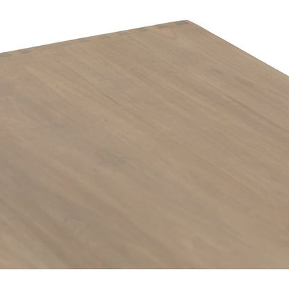 Isador Executive Desk by Four Hands. Made from solid poplar, top grain leather in a modern style.