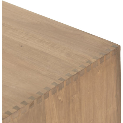 Isador Executive Desk by Four Hands. Made from solid poplar, top grain leather in a modern style.