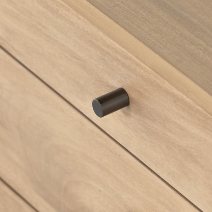 Isador Executive Desk by Four Hands. Made from solid poplar, top grain leather in a modern style.