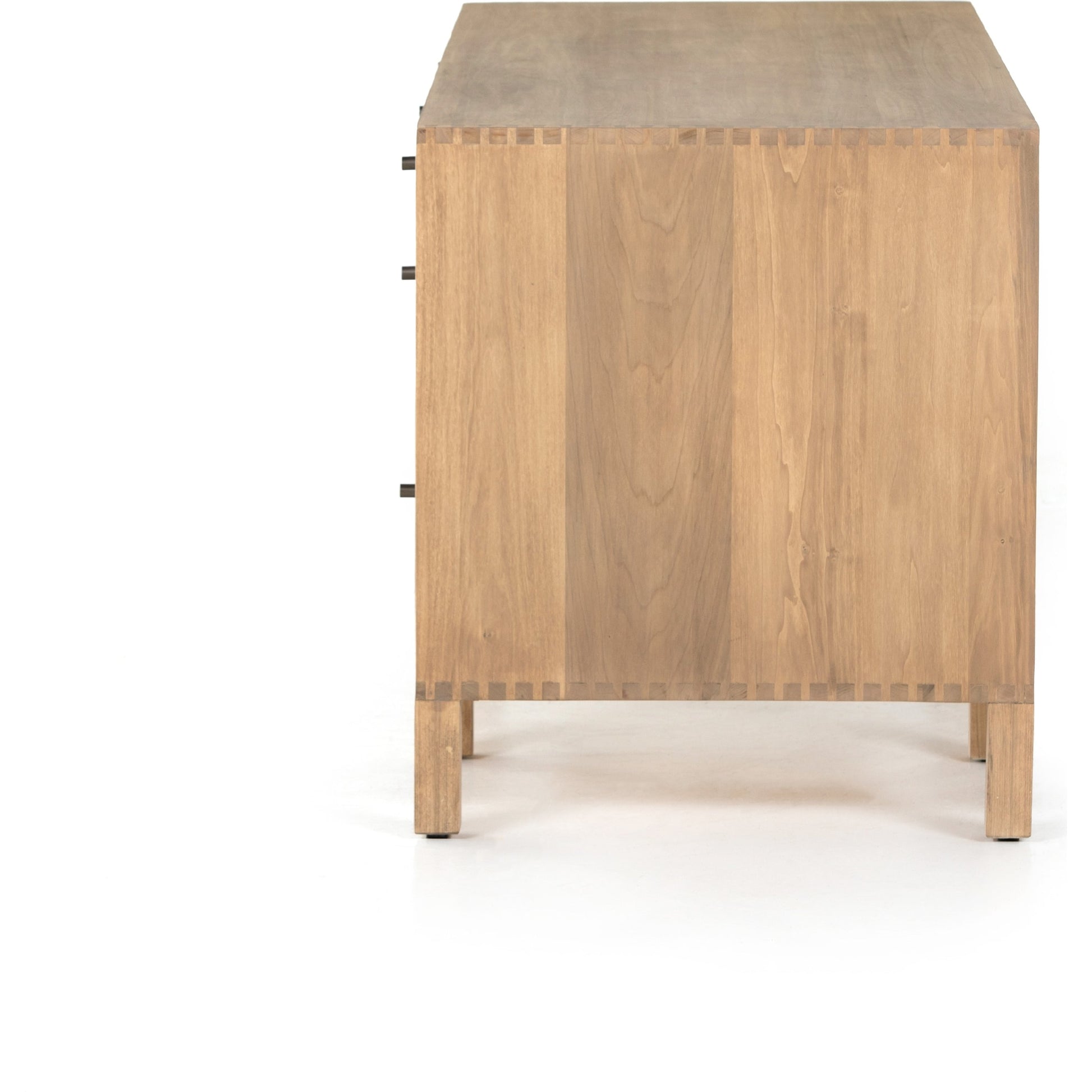 Isador Executive Desk by Four Hands. Made from solid poplar, top grain leather in a modern style.