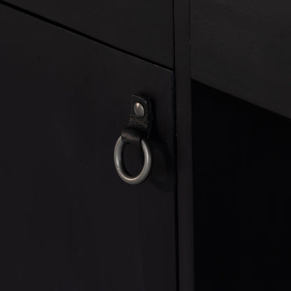 Isador Executive Desk by Four Hands. Made from solid poplar, top grain leather in a modern style.