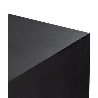 Isador Executive Desk by Four Hands. Made from solid poplar, top grain leather in a modern style.