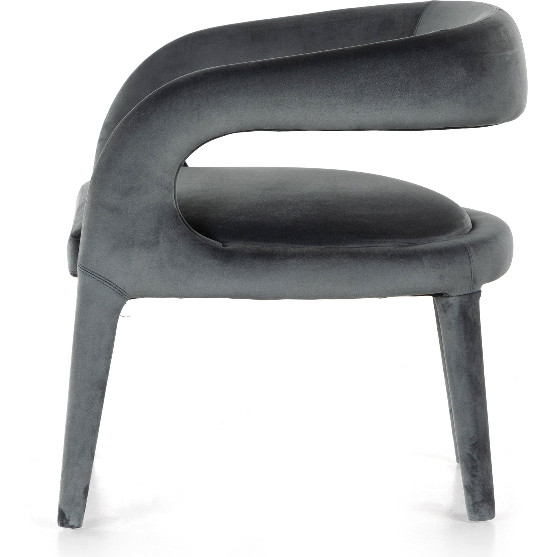 Hawkins Chair by Four Hands in sonoma butterscotch. Made from top grain leather, poplar plywood, 100% polyester in a modern style.