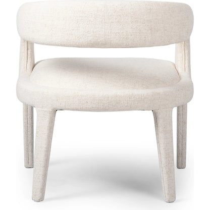 Hawkins Chair by Four Hands in sonoma butterscotch. Made from top grain leather, poplar plywood, 100% polyester in a modern style.
