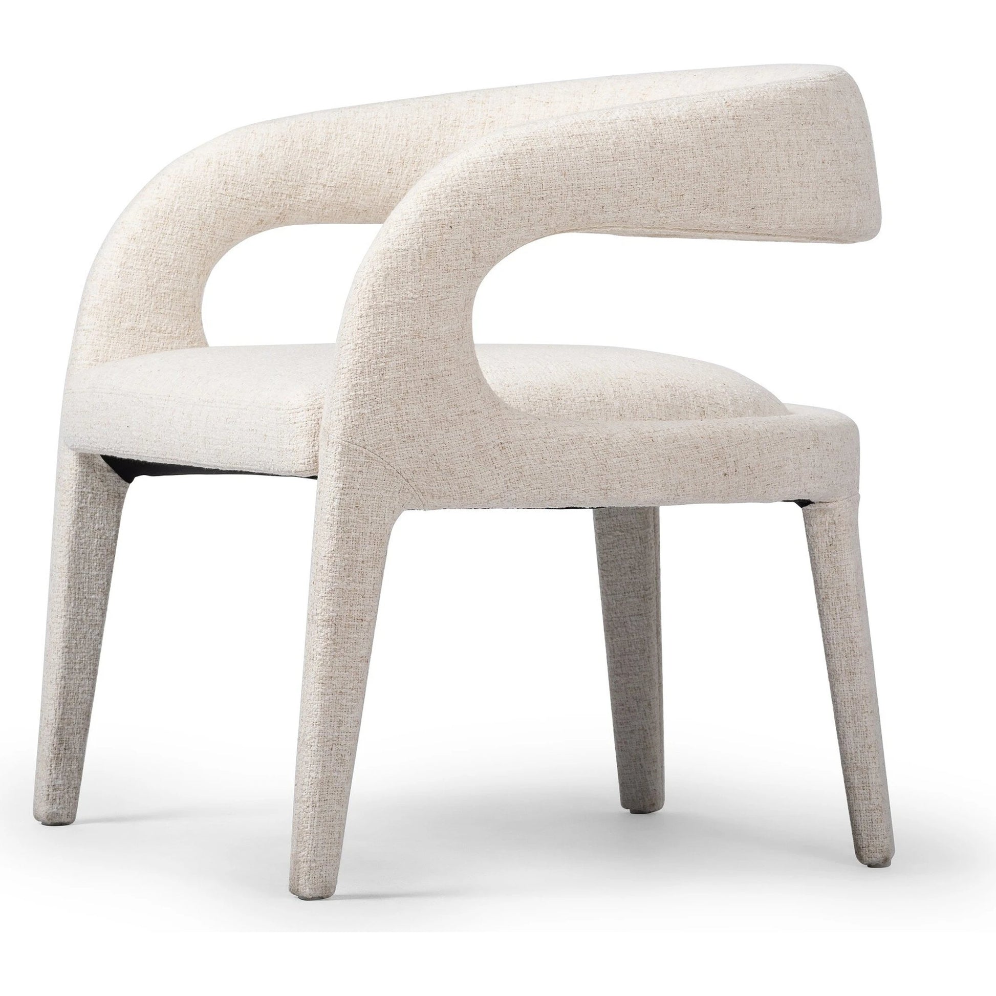 Hawkins Chair by Four Hands in sonoma butterscotch. Made from top grain leather, poplar plywood, 100% polyester in a modern style.
