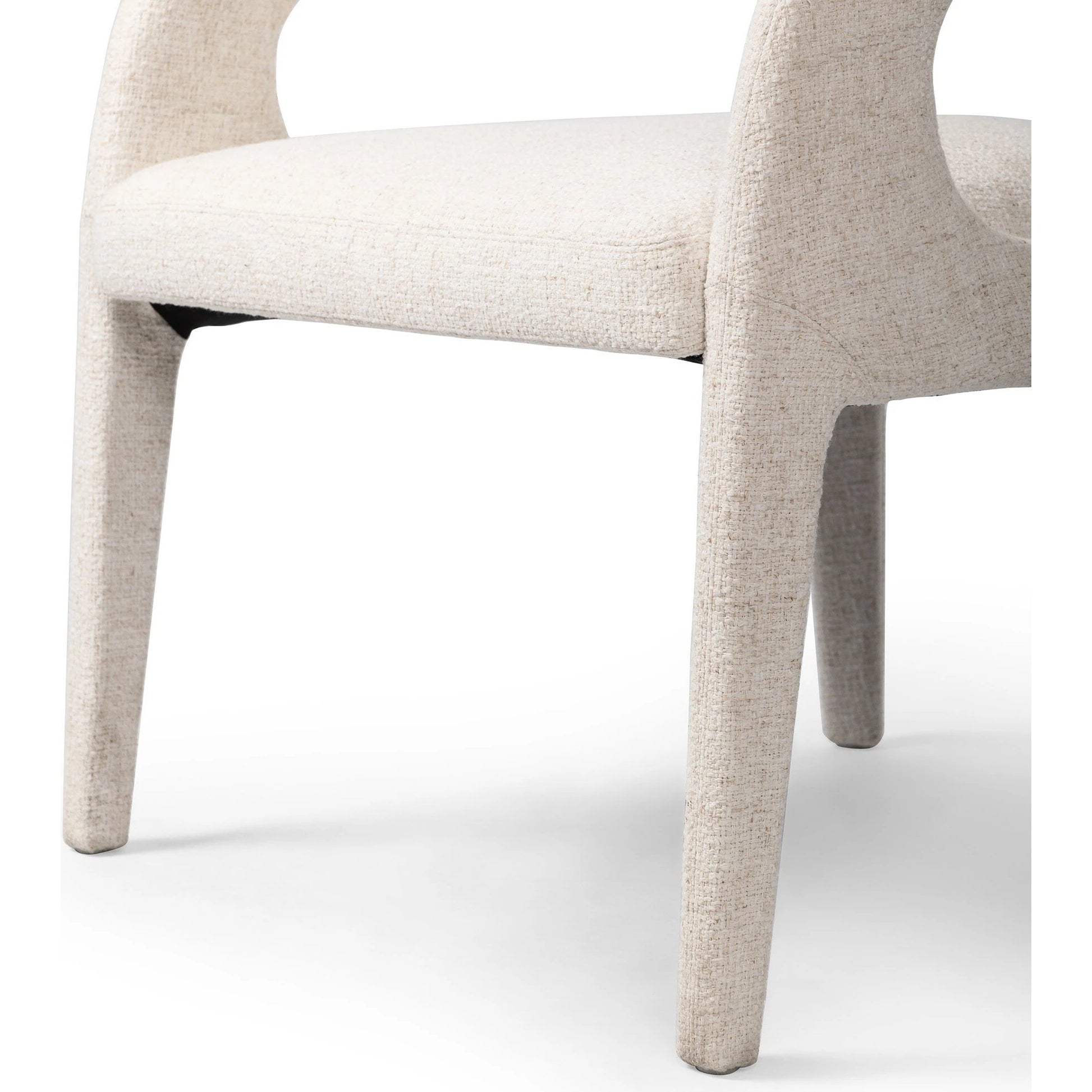 Hawkins Chair by Four Hands in sonoma butterscotch. Made from top grain leather, poplar plywood, 100% polyester in a modern style.