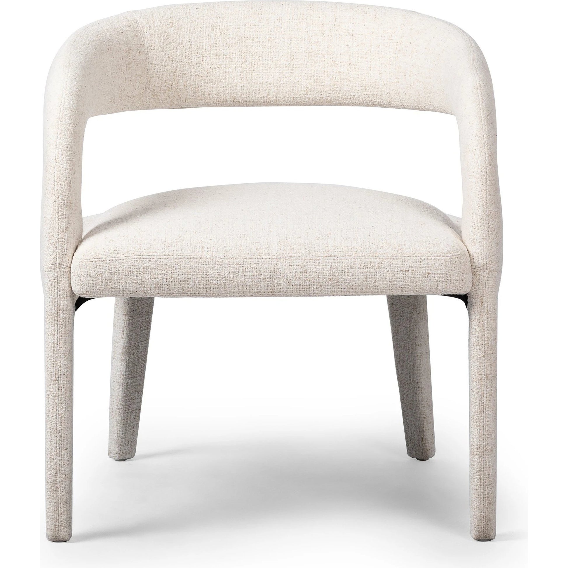 Hawkins Chair by Four Hands in sonoma butterscotch. Made from top grain leather, poplar plywood, 100% polyester in a modern style.