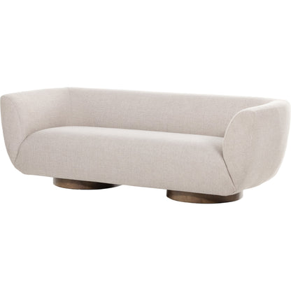 Sabine Sofa by Four Hands in weathered sepia. Made from unique in a modern style.