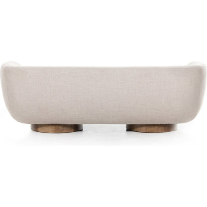 Sabine Sofa by Four Hands in weathered sepia. Made from unique in a modern style.