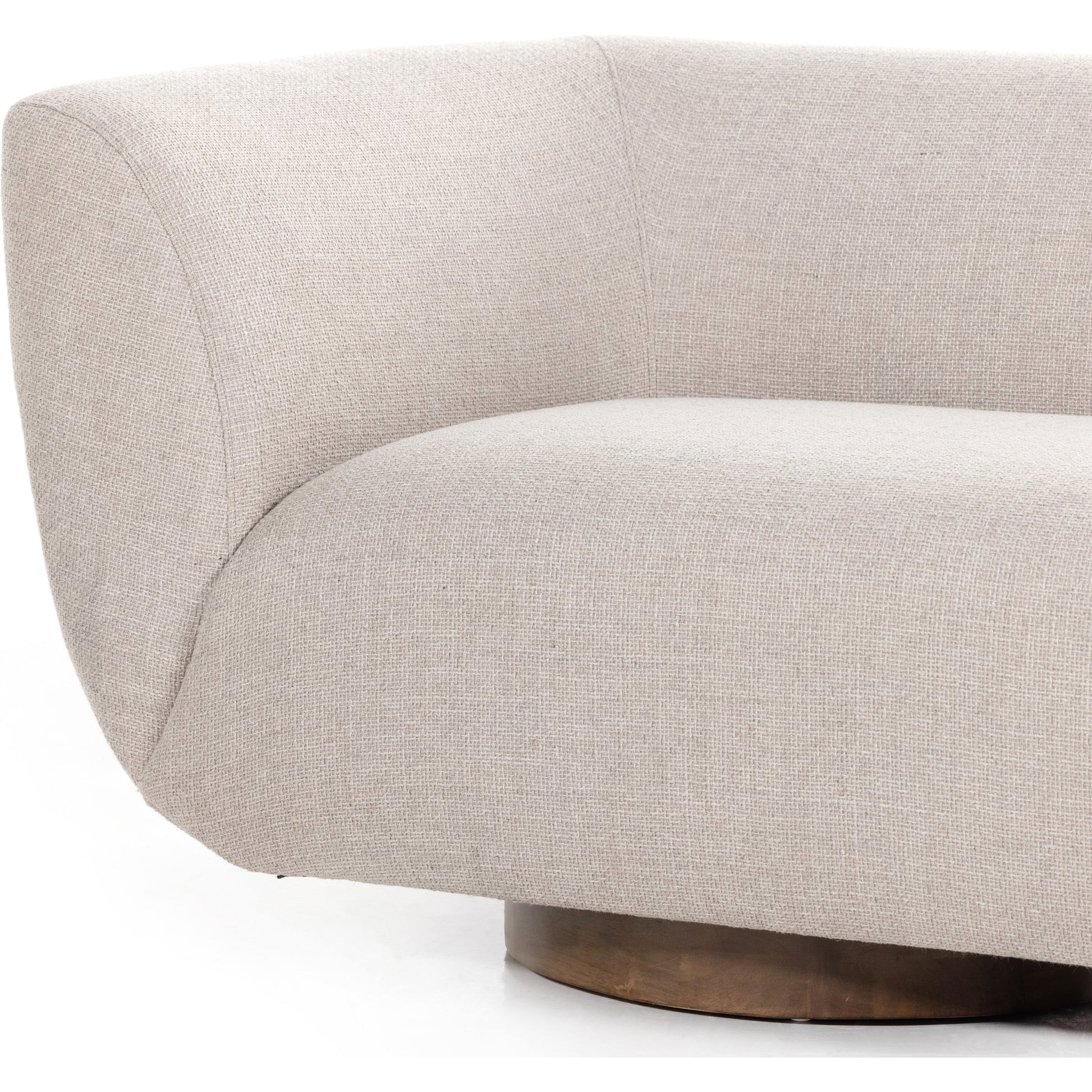 Sabine Sofa by Four Hands in weathered sepia. Made from unique in a modern style.