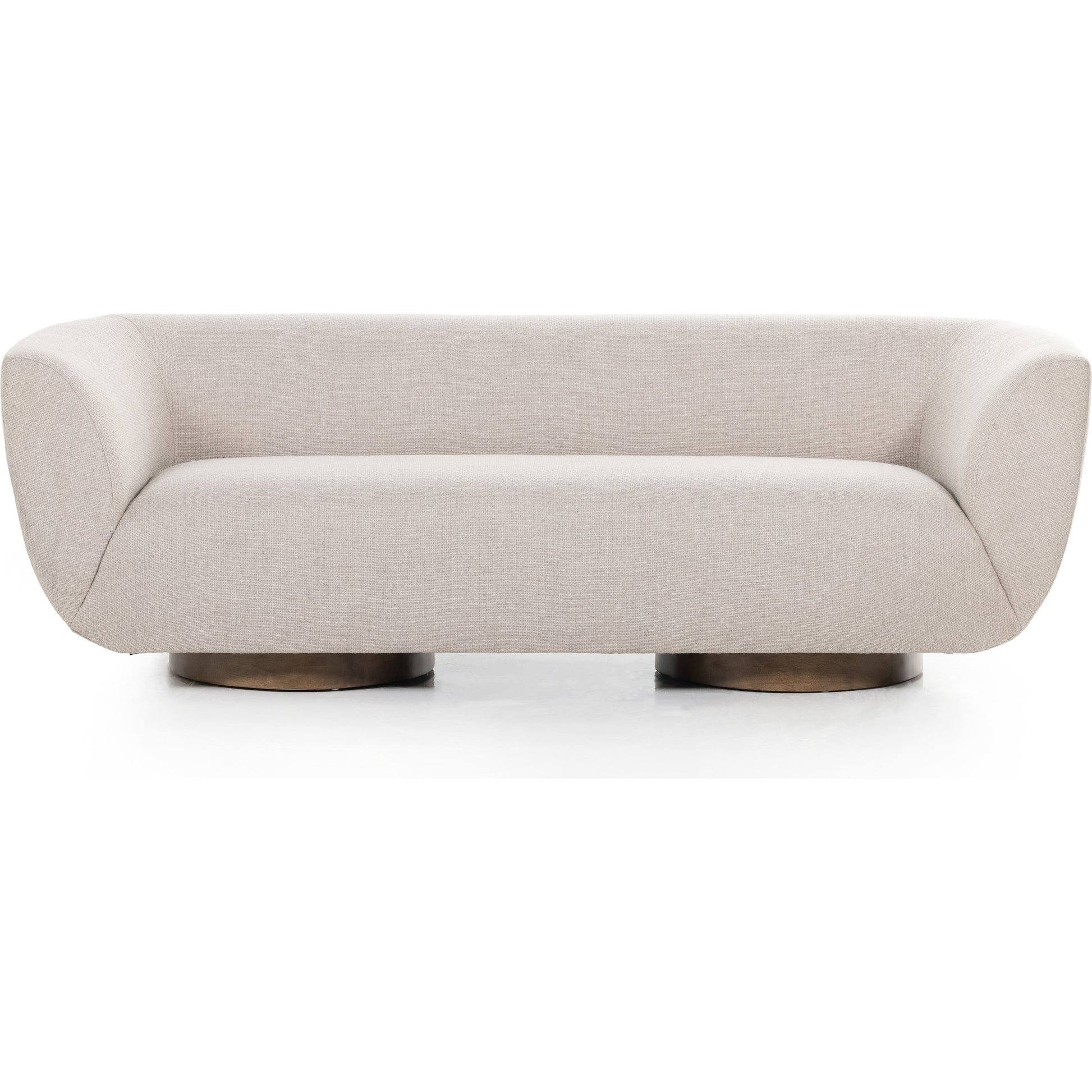 Sabine Sofa by Four Hands in weathered sepia. Made from unique in a modern style.