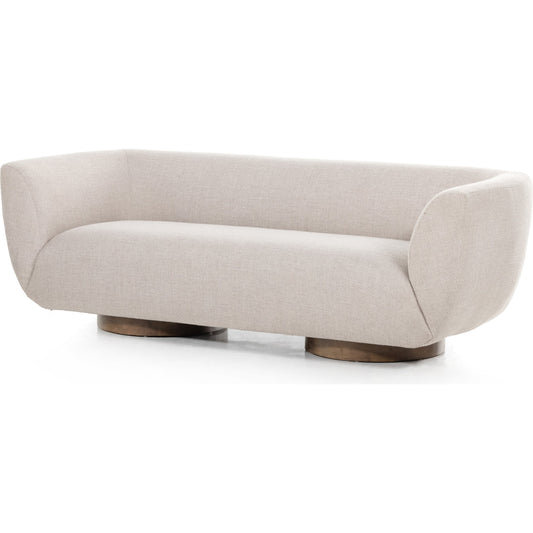 Sabine Sofa by Four Hands in weathered sepia. Made from unique in a modern style.