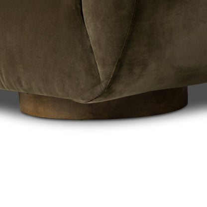 Sabine Sofa by Four Hands in weathered sepia. Made from unique in a modern style.