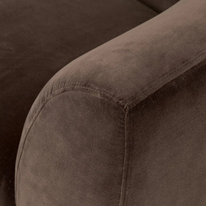 Sabine Sofa by Four Hands in weathered sepia. Made from unique in a modern style.