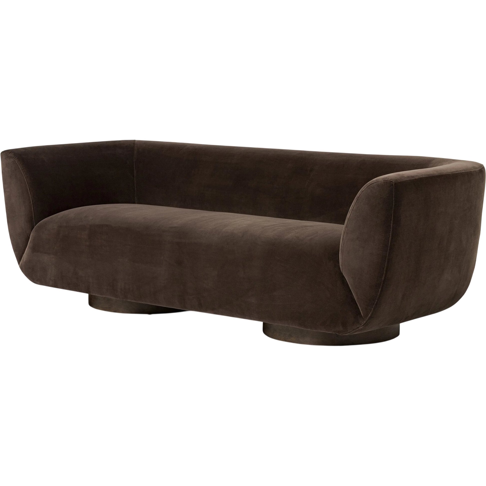 Sabine Sofa by Four Hands in weathered sepia. Made from unique in a modern style.