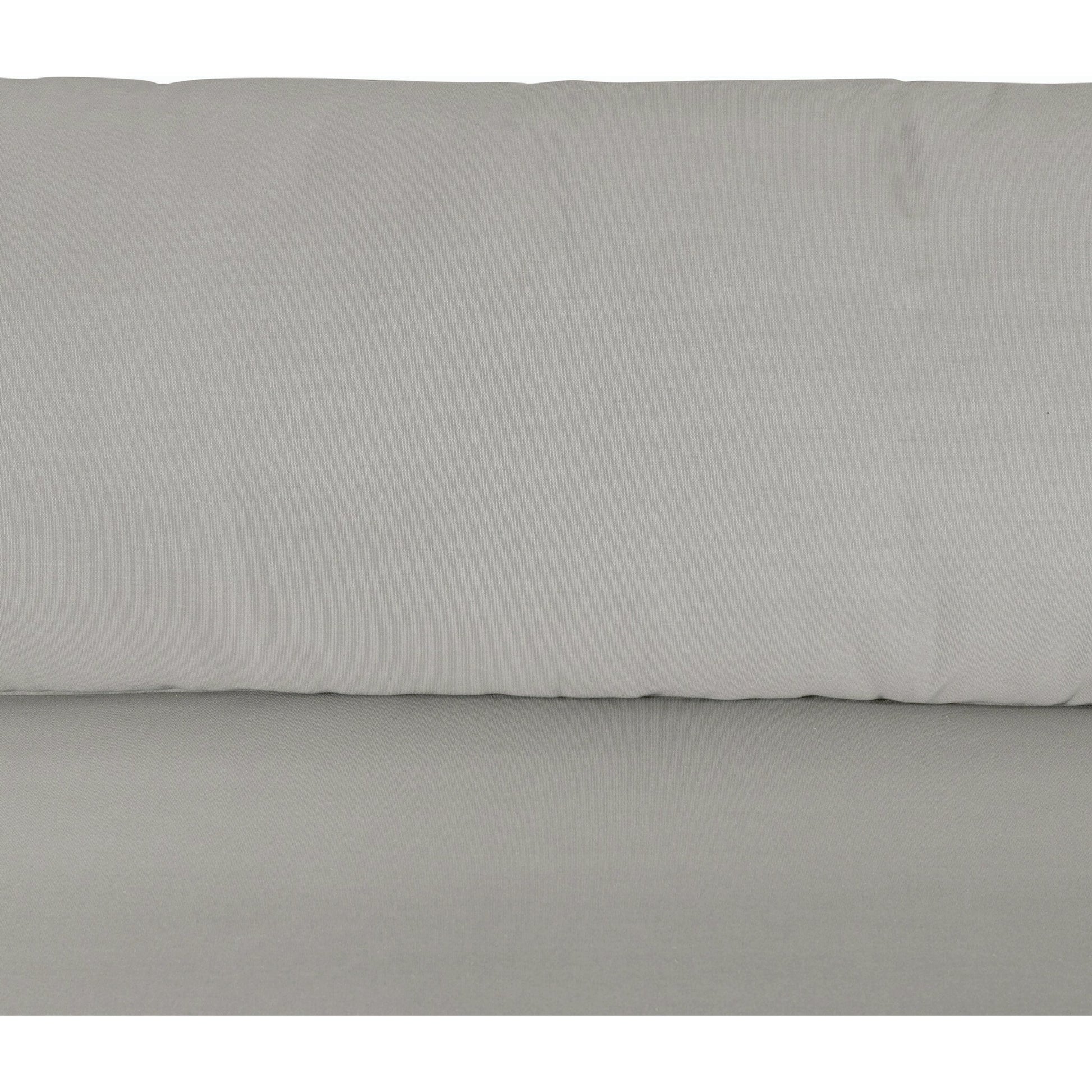 Amaya Outdoor Sofa by Four Hands in royal taupe and natural acacia. Made from solid fsc®-certified acacia, 100% polyester in a modern style.