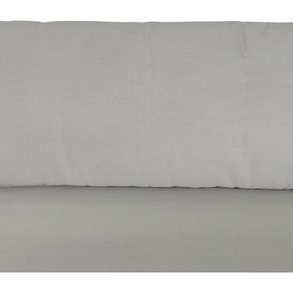 Amaya Outdoor Sofa by Four Hands in royal taupe and natural acacia. Made from solid fsc®-certified acacia, 100% polyester in a modern style.