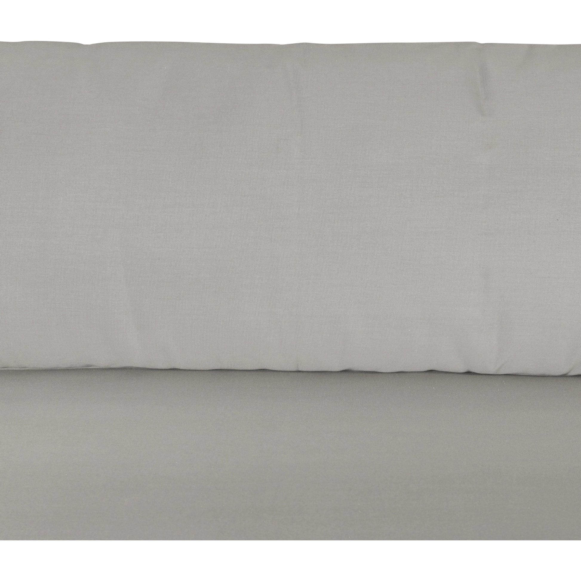 Amaya Outdoor Sofa by Four Hands in royal taupe and natural acacia. Made from solid fsc®-certified acacia, 100% polyester in a modern style.