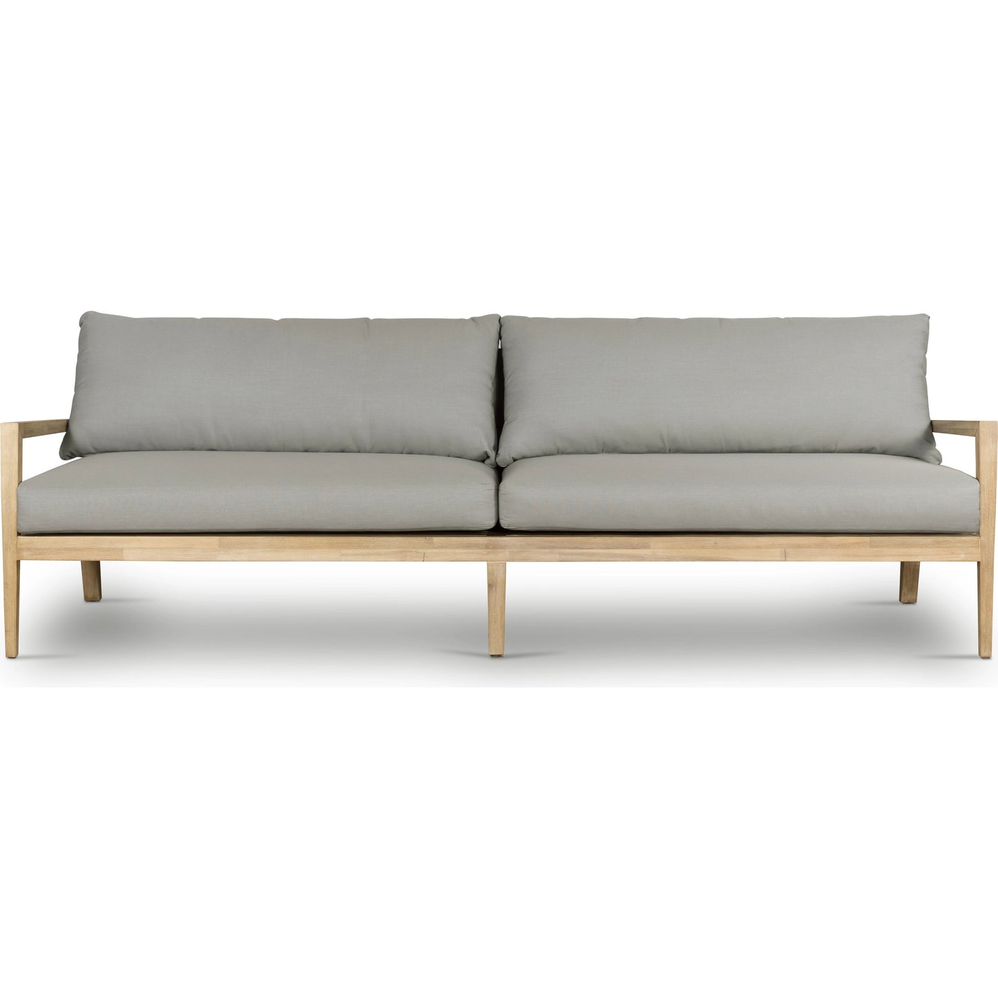 003 SI-1977013 | Additional Silo | Amaya Outdoor Sofa by Four Hands in royal taupe and natural acacia. Made from solid fsc®-certified acacia, 100% polyester in a modern style.