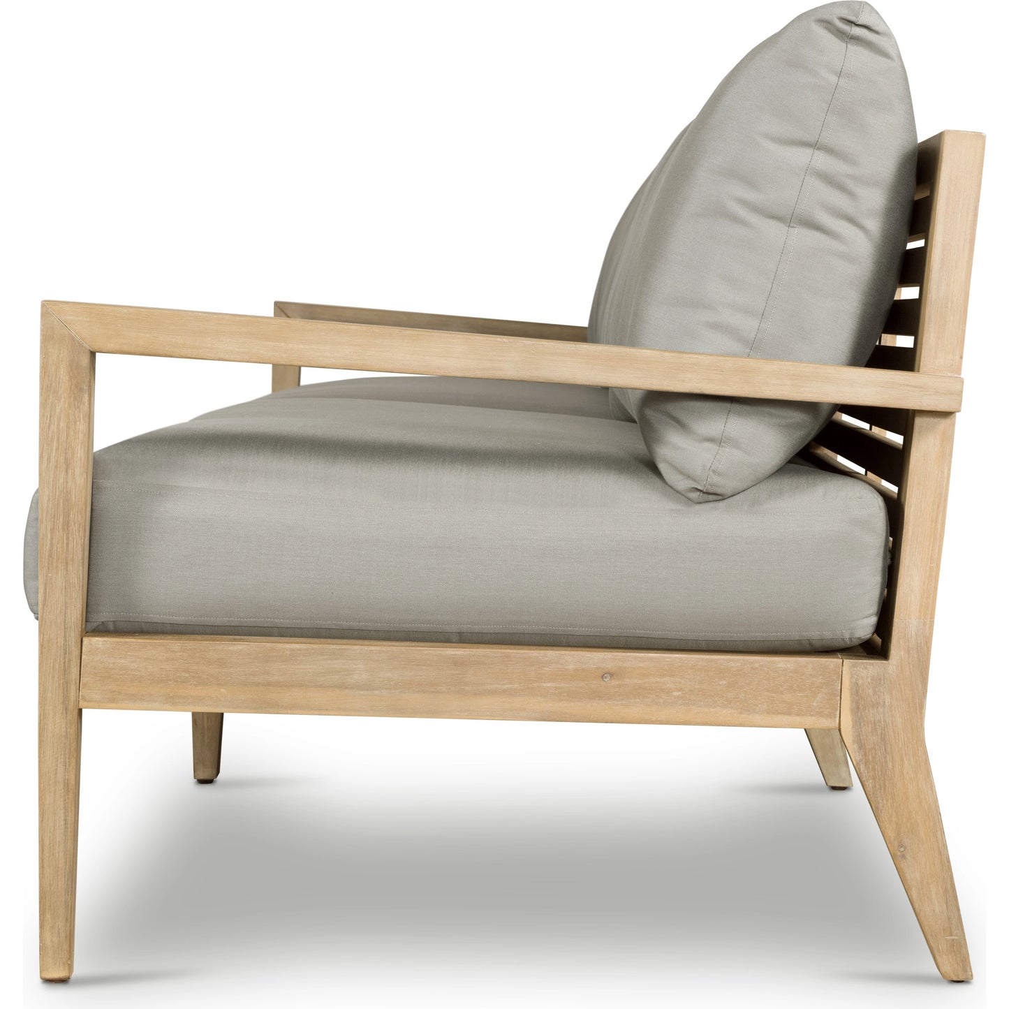 004 SI-1977013 | Additional Silo | Amaya Outdoor Sofa by Four Hands in royal taupe and natural acacia. Made from solid fsc®-certified acacia, 100% polyester in a modern style.