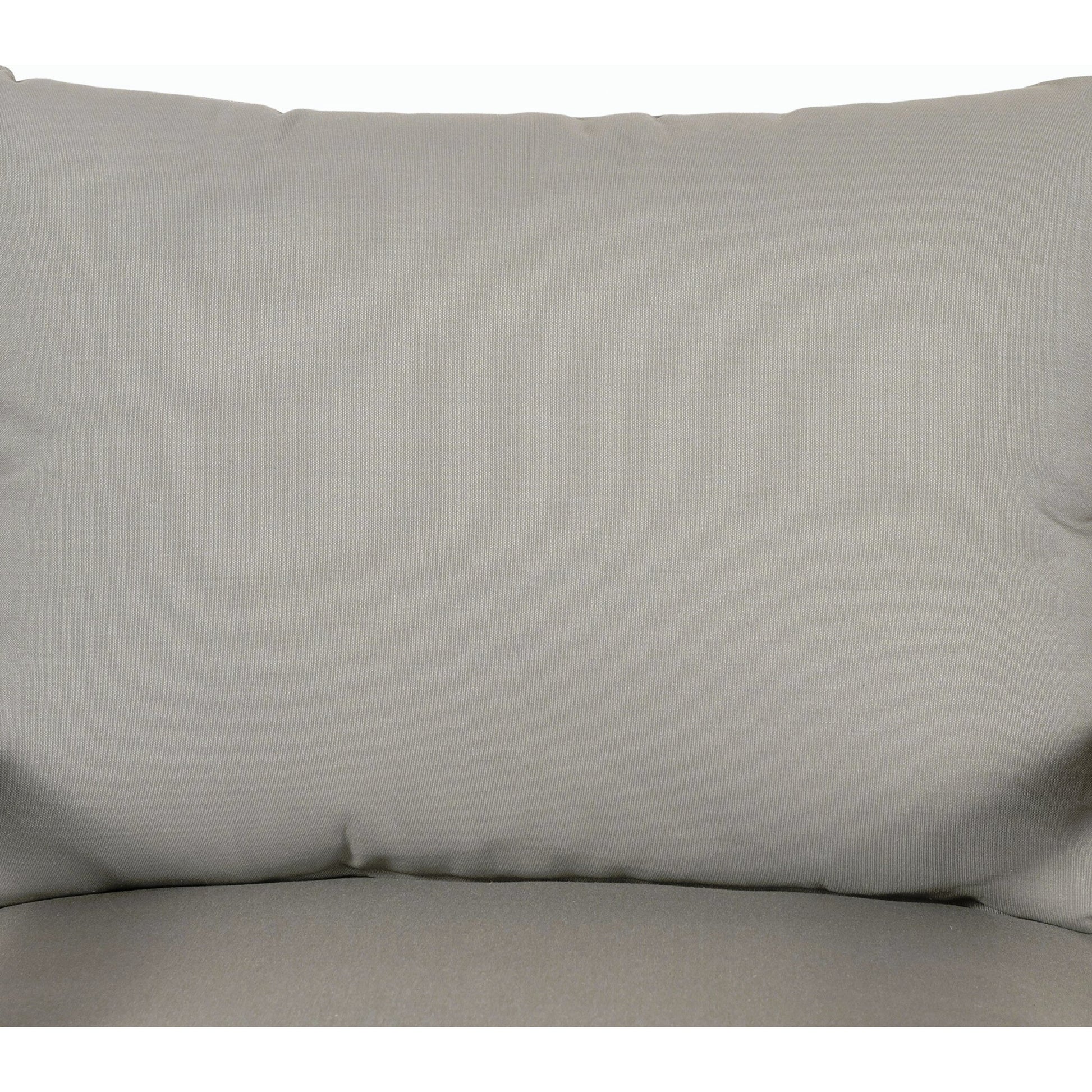 Amaya Outdoor Chair by Four Hands in royal taupe and natural acacia. Made from 100% polyester, solid fsc®-certified acacia in a modern style.