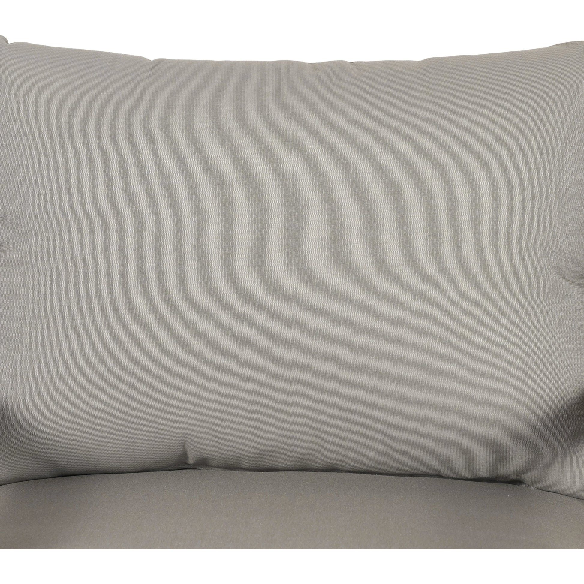 Amaya Outdoor Chair by Four Hands in royal taupe and natural acacia. Made from 100% polyester, solid fsc®-certified acacia in a modern style.