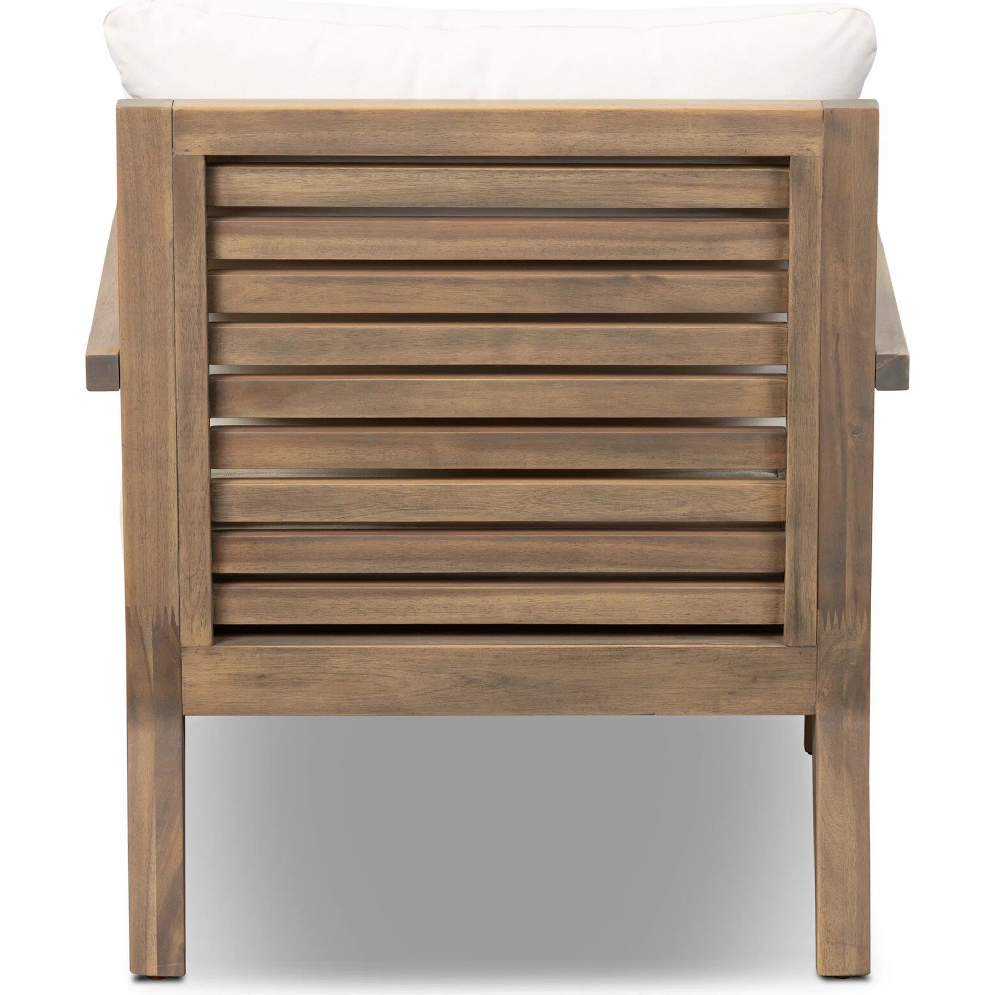 Amaya Outdoor Chair by Four Hands in natural acacia. Made from unique in a modern style.