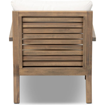 Amaya Outdoor Chair by Four Hands in natural acacia. Made from unique in a modern style.
