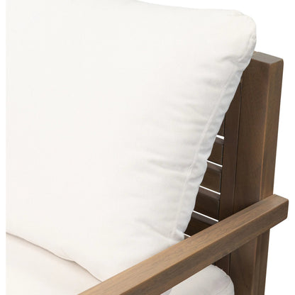 Amaya Outdoor Chair by Four Hands in natural acacia. Made from unique in a modern style.