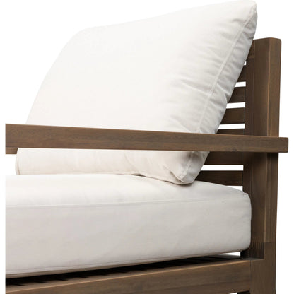 Amaya Outdoor Chair by Four Hands in natural acacia. Made from unique in a modern style.