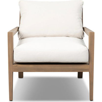 Amaya Outdoor Chair by Four Hands in natural acacia. Made from unique in a modern style.