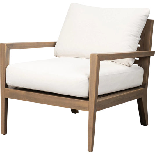 Amaya Outdoor Chair by Four Hands in natural acacia. Made from unique in a modern style.