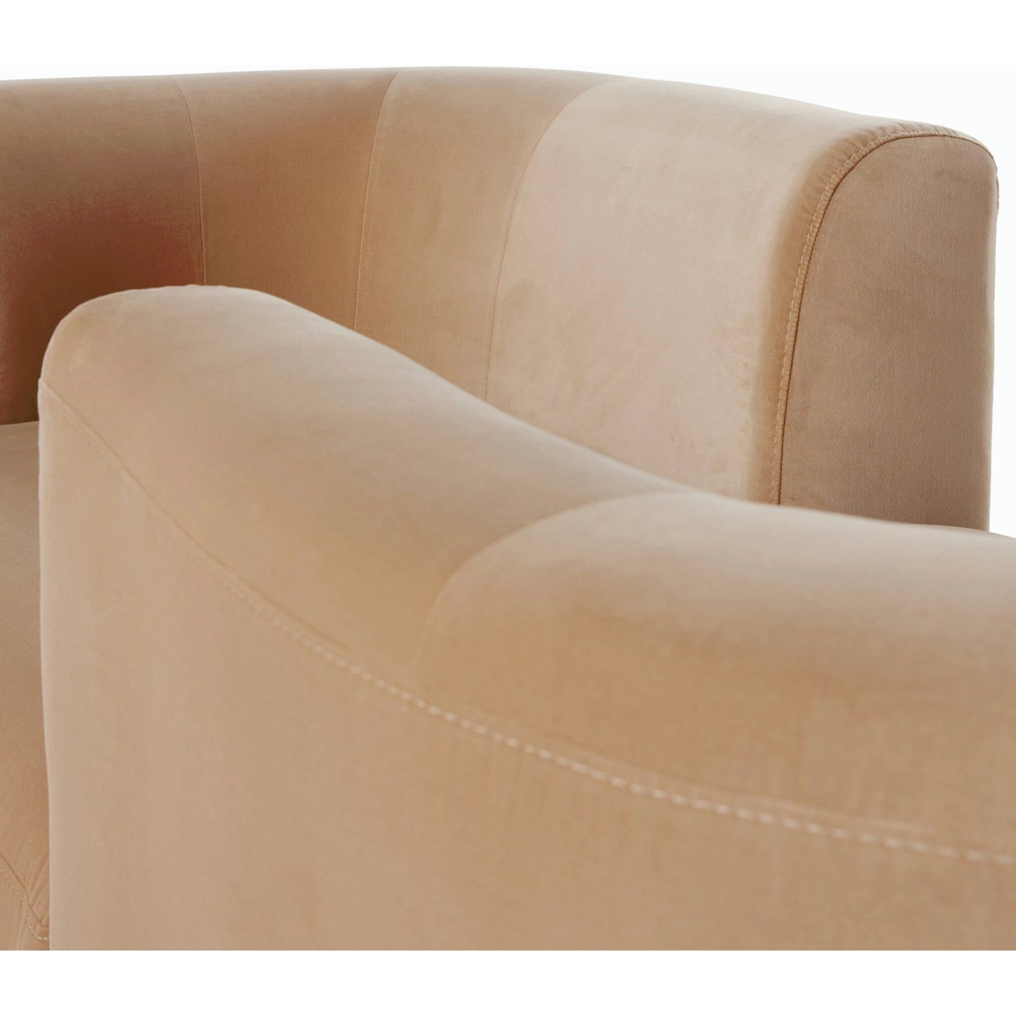 021 SI-1977240 | Closeup | Deandra Tete a Tete Chaise by Four Hands. Made from unique in a modern style.