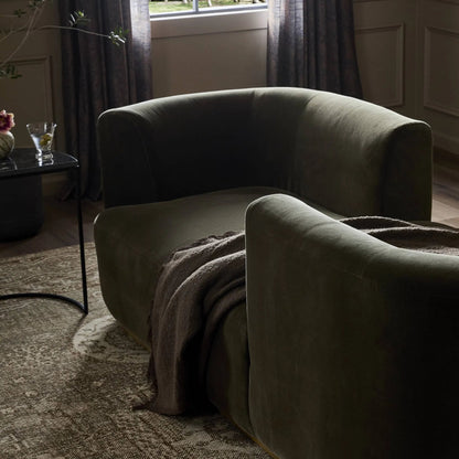 Deandra Tete a Tete Chaise by Four Hands. Made from unique in a modern style.